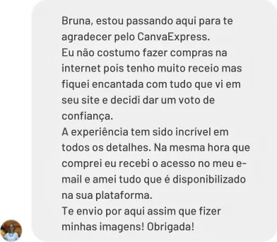 Depoimento: acesso recebido na hora por e-mail