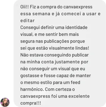 Depoimento: consegui definir uma identidade visual