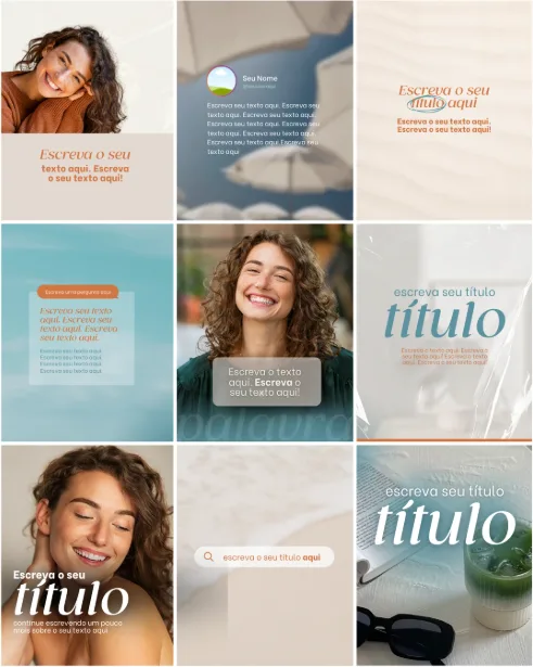 Templates para viagem e lifestyle